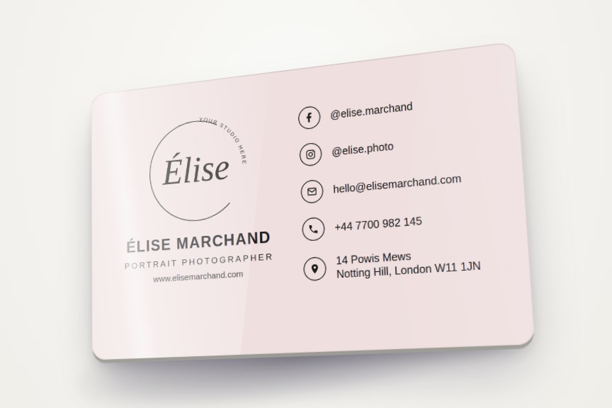 Custom Lynko NFC business card